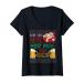 Womens Ho Ho Hol Mir Mal Ein Beer Christmas Funny Ugly Christmas V-Neck T-S
