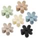 Hair Claw Clips, 6PCS Matte Flower Hair Clips, Large Claw Clips For Women T