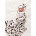 Terriboo Newborn Receiving Blankets Baby Swaddle Hat Set Tree Pattern