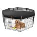 PJYuCien Dog Playpen Mesh Top Cover,Fits 24 Inch 8 Panels Metal Exercise Pe