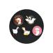 LUKGELYAM Cute Enamel Pins Cartoon Lapel Pin Brooch Badge for Backpack Jack