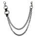 ARZASGO Unisex Punk Chains for Pants, Heavy Duty Multi-layer Belt Chains Hi