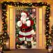  Рождество накладка на дверь украшение Рождество Santa Claus накладка на дверь Рождество дверь подвешивание ниже баннер Рождество солнечный ta. фон баннер Home передний 
