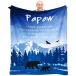 Jnufoju Papaw Gifts slow blanket 60 -inch x 50 -inch 