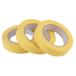 Lichamp 3-Pack Automotive Refinish Masking Tape Yellow 25mm x 55m, Cars Veh