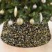 FOTSHARER Chrismtas Tree Collars 23.6 Inches Black and Gold Christmas Tree