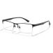 Cyxus Blue Light Blocking Computer Glasses for Men Semi Rim Glasses Crystal
