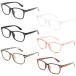 MIGSIR 6 Pack Blue Light Blocking Glasses for Computer Gaming, Fashion Fake