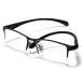 ZanyLen Blue Light Glasses for Men Semi Rimless Rectangular Computer Glasse