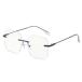 Rongchy Fashion Rimless Blue Light Blocking Glasses for Men Women TV Phone