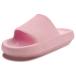 Cloud Slides lady's men's pillow slippers bus room sandals EVA nonslip thickness bottom platform shoes, pink, 6-