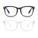 2 Pack Blue Light Glasses for Women or Men |Fashion UV Ray Filter Eyeglasse