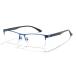 Cyxus Blue Light Glasses Men Computer Glasses Semi Rim Eyewear Ultralight U