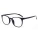 ANRRI Blue Light Blocking Glasses Stylish Round Lightweight Eyeglasses Blac