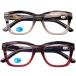 AQWANO Oversized Reading Glasses Blue Light Blocking for Women/Men, Fashion