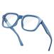 VISOONE TR90 Square Frame Blue Light Blocking Glasses Fashion Computer Eyew
