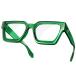 Blue Light Blocking Glasses Rectangle Chic Preppy Look MultiColor Frame for