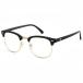 Blue Light Blocking Glasses for Women Men Classic Semi Rimless Fake Nerd An