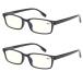 Kerecsen Computer Glasses 2 Pair UV Protection, Anti Blue Rays, Anti Glare