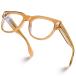 VISOONE Square TR90 Blue Light Blocking Glasses with Anti Glare Computer Gl