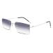 K.LAVER Rimless Bifocal Reading Glasses for Men Women 3.5 Diamond Cut Anti-