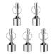 BAYTORY 5Pcs 15mm Keychain Magnet for Testing Brass, Neodymium Anti-Rust Ma