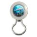 Coral Reef Dolphin and Sea Turtle Magnetic Metal Eyeglass ID Badge Holder
