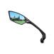 MEACHOW New Scratch Resistant Glass Lens,Handlebar Bike Mirror, Rotatable S