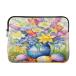 innewgogo Colorful Easter Flower 13-14 Inch Laptop Sleeve Bag for Men Women
