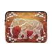 innewgogo Orange Mandala Elephants Flower 13-14 Inch Laptop Sleeve Bag for