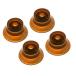  Vintage four ji amber top hat bell knob left profit . for ( left profit . for ) Gibson Les Paul electric guitar correspondence (4 piece set ) Fi