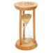 Graces Dawnte..3 minutes wooden hourglass yellow minimalist modern home fur