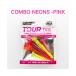 * новый товар *LITE свет *T-490*TOUR TEE COMBO Tour чай combo * neon * розовый * Mix (580)* Япония стандартный товар *