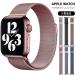  Apple часы частота 8/7/6/SE женский нержавеющая сталь магнит casual подарок модный Kirakira 45/44/42/38mm