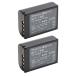 2�Z�b�g �I�����p�X Olympus BLX-1 �Ή� 2400mAh ��e�� �݊� �o�b�e���[ OM SYSTEM OM-1 �J�����p���`�E���C�I���[�d�r