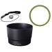 3�_�Z�b�g ET-63 �݊� EF-S55-250mm F4-5.6 IS STM�Ή� �����Y�t�[�h�� UV�t�B���^�[ 58mm �΂� �����Y�L���b�v�����h�~�z���_�[�̃Z�b�g
