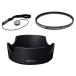 3 позиций комплект EW-63C сменный EF-S18-55mm F3.5-5.6 IS STM соответствует линзы капот .UV фильтр 58mm. линзы колпак утерян предотвращение держатель. комплект 
