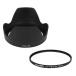 2 позиций комплект EW-78E сменный EF-S15-85mm F3.5-5.6 IS USM соответствует линзы капот + UV фильтр 72mm. комплект фильтр, линзы колпак обратный оборудован возможность 