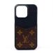  Louis Vuitton LOUIS VUITTON M81224 IPHONE бампер 13 PRO монограмма парусина / кожа черный смартфон кейс iPhone кейс 