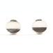  George Jensen Georg Jensen запонки кафф links раунд дизайн номер 107 серебряный 925 новый товар произведена отделка 