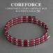  core force loop Cardinal red K14 white gold 50cm sport accessory bracele Golf training necklace Athlete COREFORCE