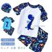  Rush Guard tops выставить шляпа имеется 3 позиций комплект короткий рукав шорты колпак Kids ребенок ребенок купальный костюм брюки мужчина шорты для серфинга 