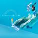  воздуховод "snorkel" маска дайвинг маска наводнение предотвращение замутненный . предотвращение широкоугольный 180° GoPro использование возможность морская вода . подводный фотосъемка для мужчин и женщин подводный очки 180 раз поле зрения ребенок 
