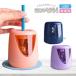  точилка электрический ребенок точилка контейнер Mini .... стружка модный ...usb карандаш батарея легкий маленький размер точило ученик начальной школы compact предотвращение скольжения 