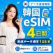 [SKtere com официальный ] Корея eSIM 4 дней 1GB/ день высокая скорость данные сообщение номер телефона нет в тот же день выпуск день сам штат служащих по причине безопасность поддержка 