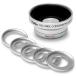 �L�p �r�f�I ���C�R��My Lens 0.6�{�i�L�p�j���C�h�R���o�[�W���������Y 25mm/28mm/30mm/30.5mm/34mm/37mm�����Y�a�ɑΉ�5��ނ̃X�e�b�v�A�b�v�����O�t �֘A�摜1