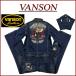 VANSON × TOM & JERRY バンソン × トムとジェリーコラボ アンティーク加工 デニム ツナギ TJV-2240