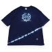 ASCENSION ( выцветание nshon) / Dark Indigo темно синий индиго окраска Thai Daiwa ido Silhouette футболка индиго окраска темно синий футболка Thai большой чёрный часть. название вода окраска бесплатная доставка as-1303
