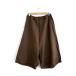 Y's wise хлопок широкий брюки сделано в Японии Yohji Yamamoto гаучо брюки 2 M Brown хлопок 100% женский 6463538