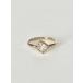 Glace by grosse Glo se глясе булавка кольцо для ключей Gold Cubic Zirconia сплав 23K металлизированный не использовался товар аксессуары 6470225